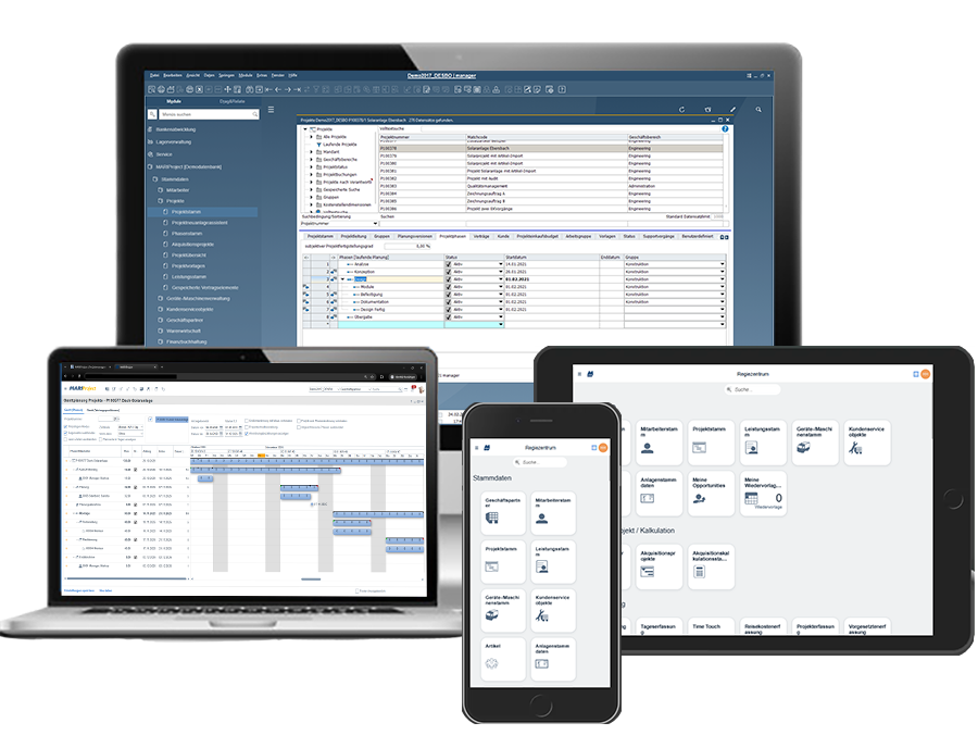 MARIProject 8.0 Clients