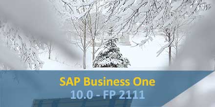 El FP 2111 de SAP Business One está disponible
