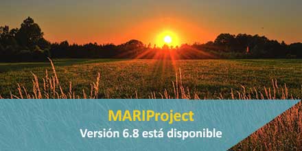 La versión 6.8 de MARIProject está disponible