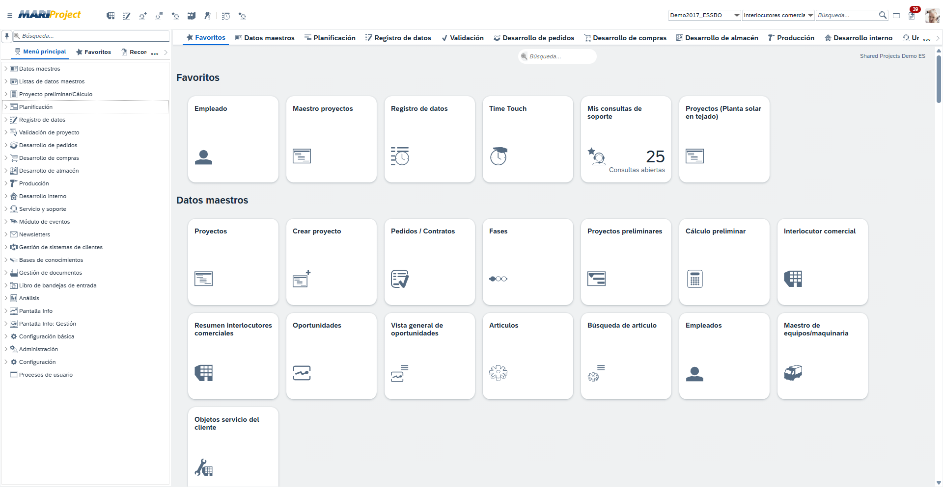 MARIProject Cliente Web MARIProject Cliente Web
